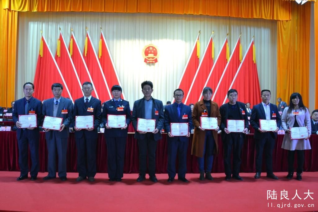 优秀人大代表接受表彰